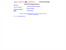 Tablet Screenshot of homepages.stmartin.edu