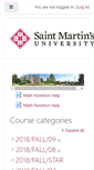 Mobile Screenshot of moodle.stmartin.edu